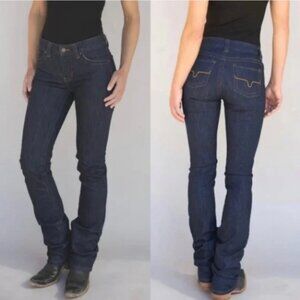 Kimes Ranch Betty Modest Bootcut Mid Rise Dark Wash Jeans Size 2/32